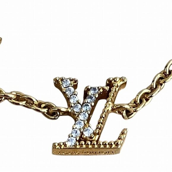 LOUIS VUITTON Gold Charm Bracelet - Picture 7 of 9
